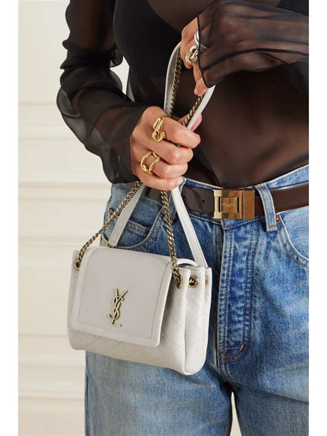 nolita mini matelassé leather shoulder bag
